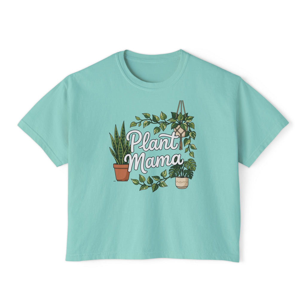 Plant Mama Boxy Crop Tee