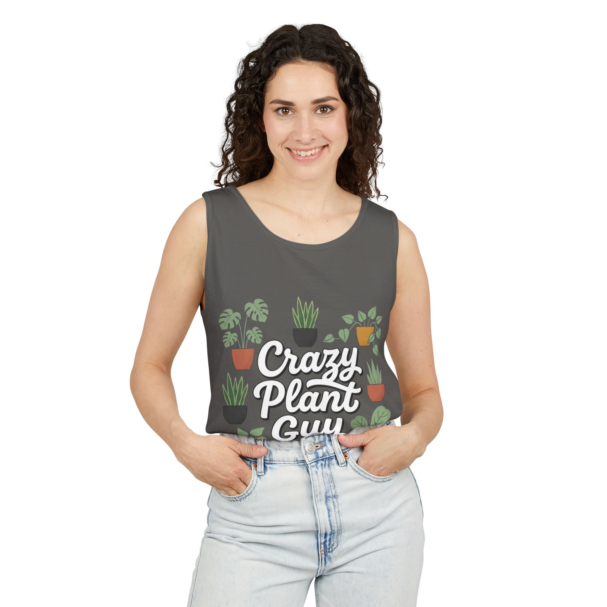 Crazy Plant Guy Tank