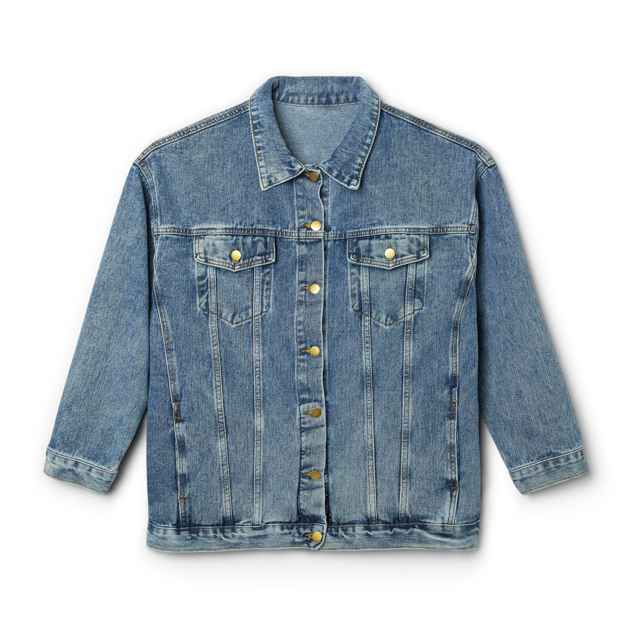 Denim Jacket — "Crazy Plant Lady"