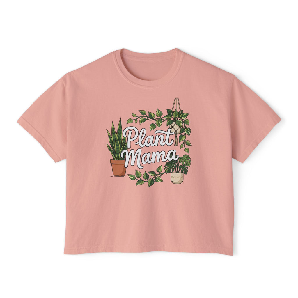 Plant Mama Boxy Crop Tee