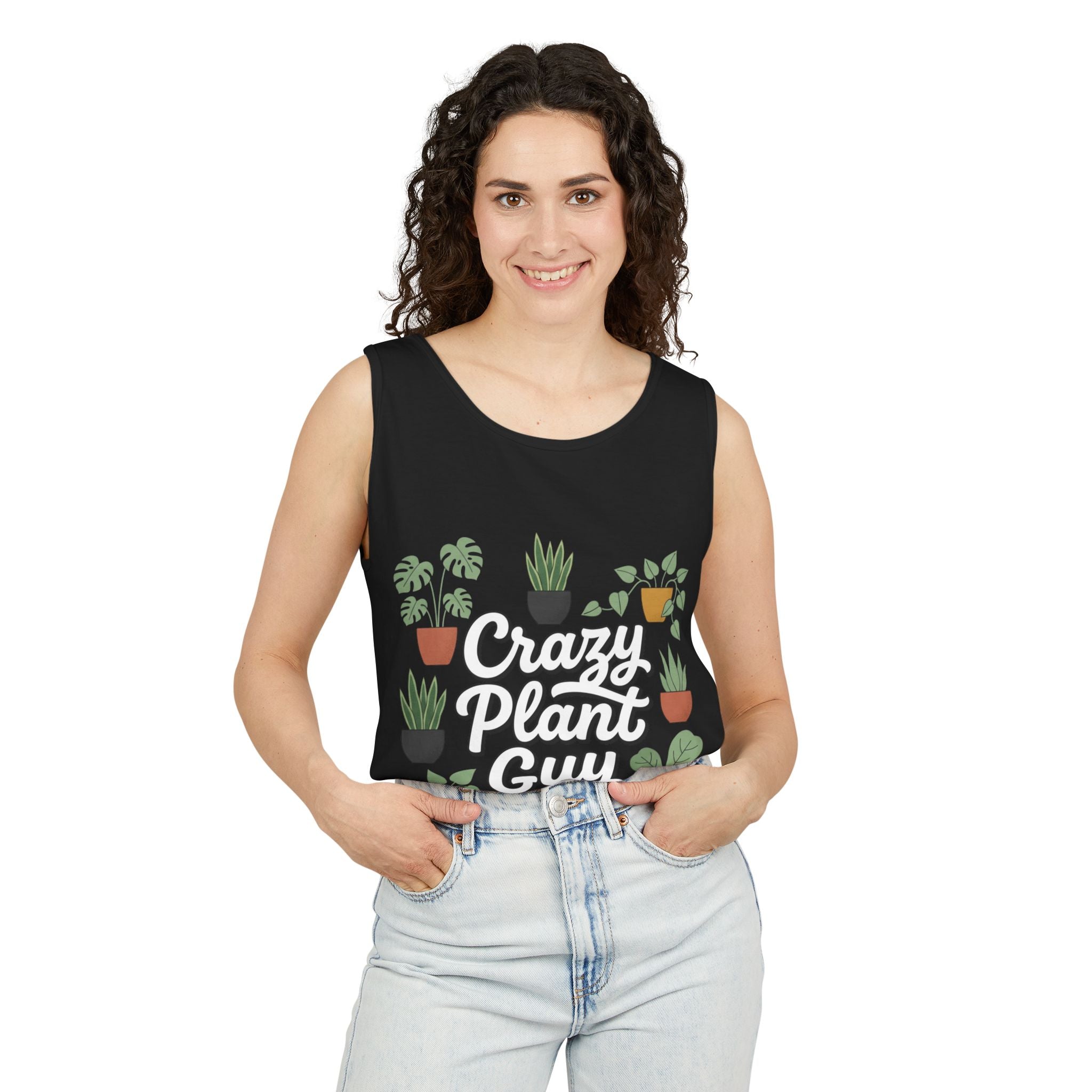 Crazy Plant Guy Tank