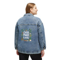 Denim Jacket — "Crazy Plant Lady"