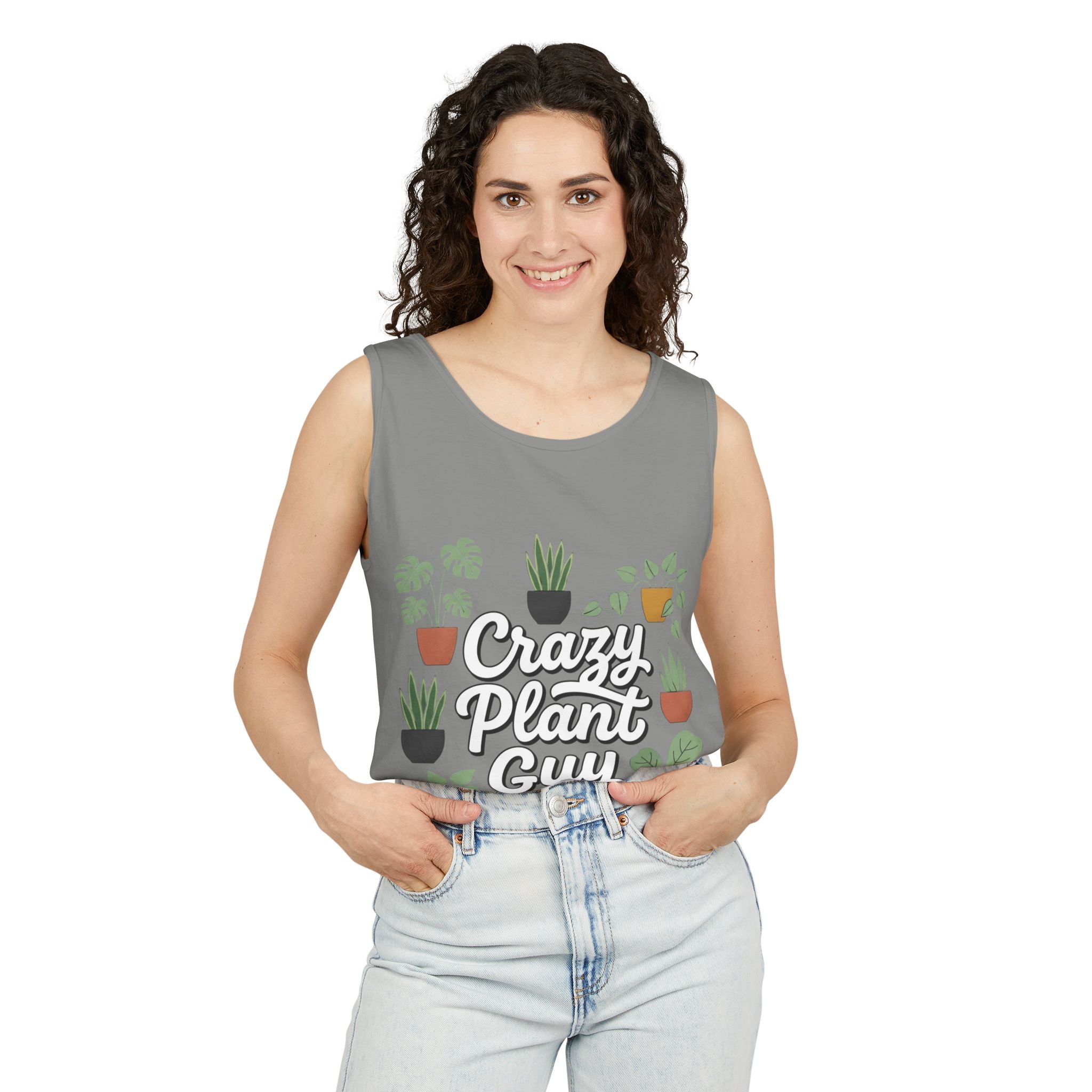 Crazy Plant Guy Tank