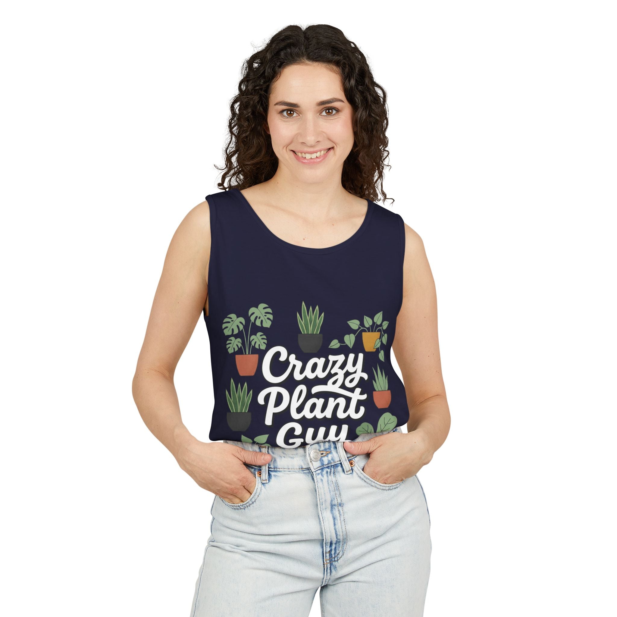 Crazy Plant Guy Tank