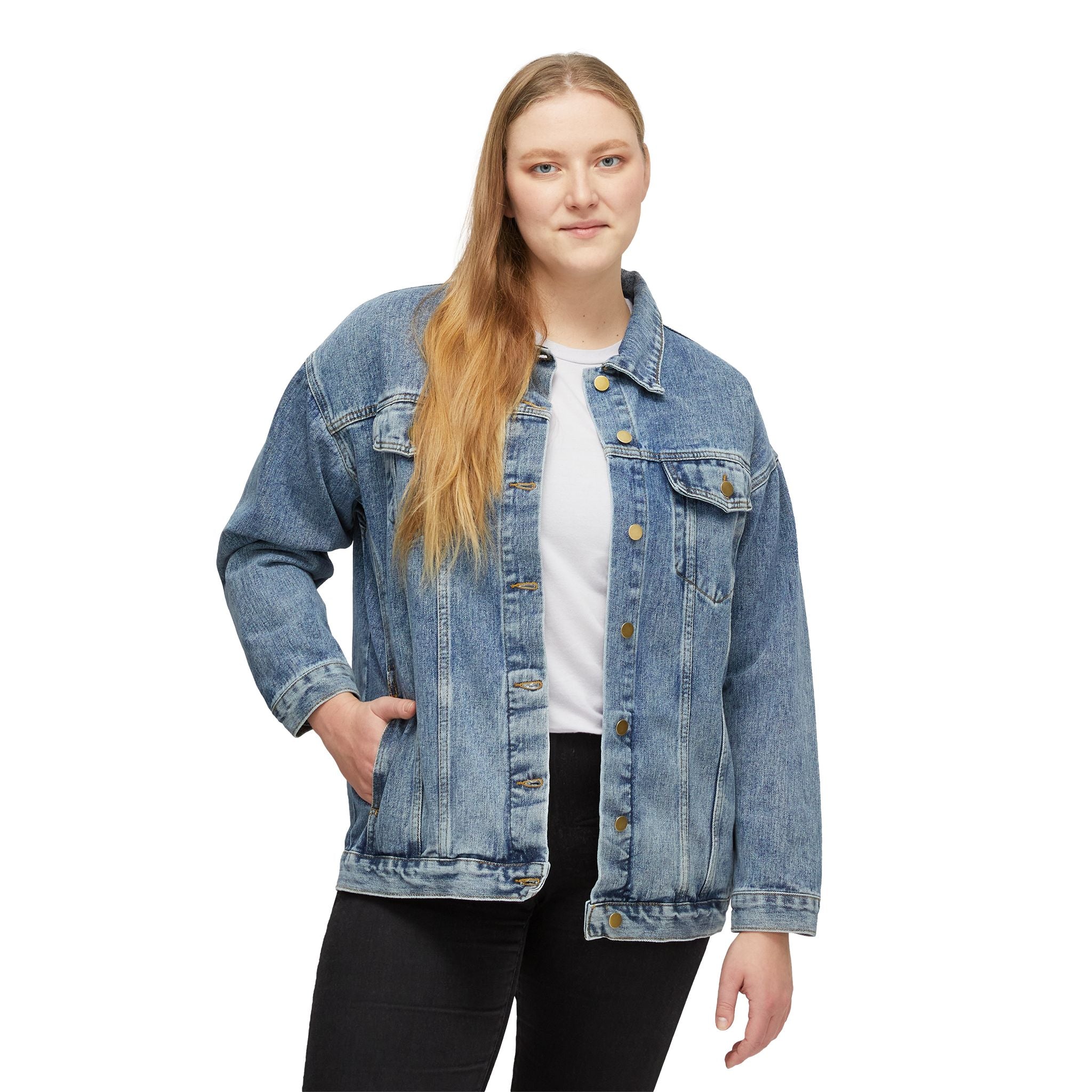 Denim Jacket — "Crazy Plant Lady"