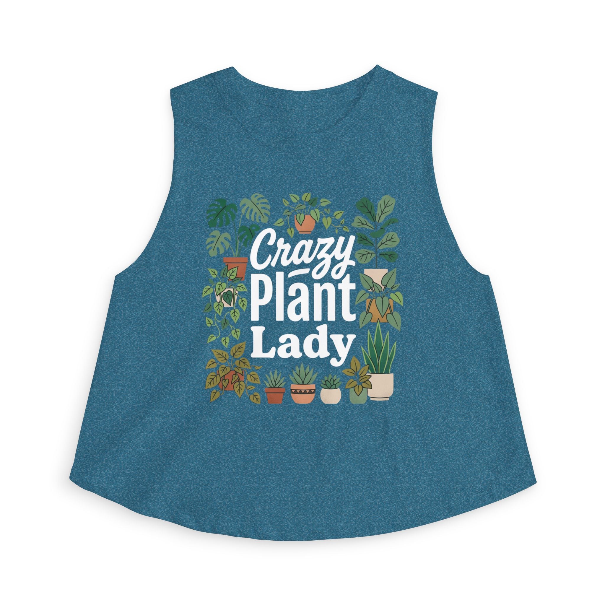 Crazy Plant Lady Crop Top Tank