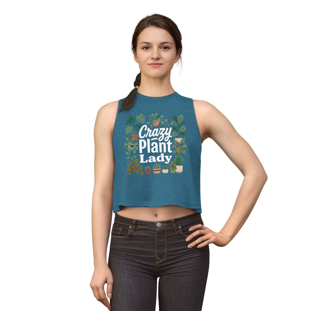 Crazy Plant Lady Crop Top Tank