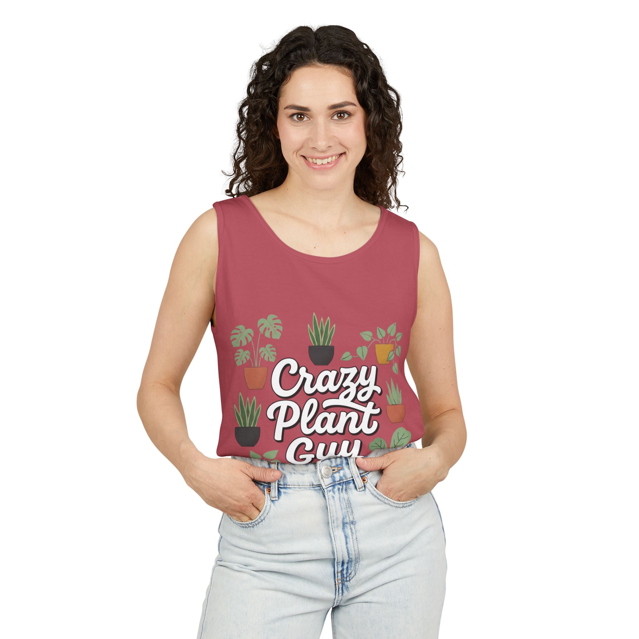 Crazy Plant Guy Tank