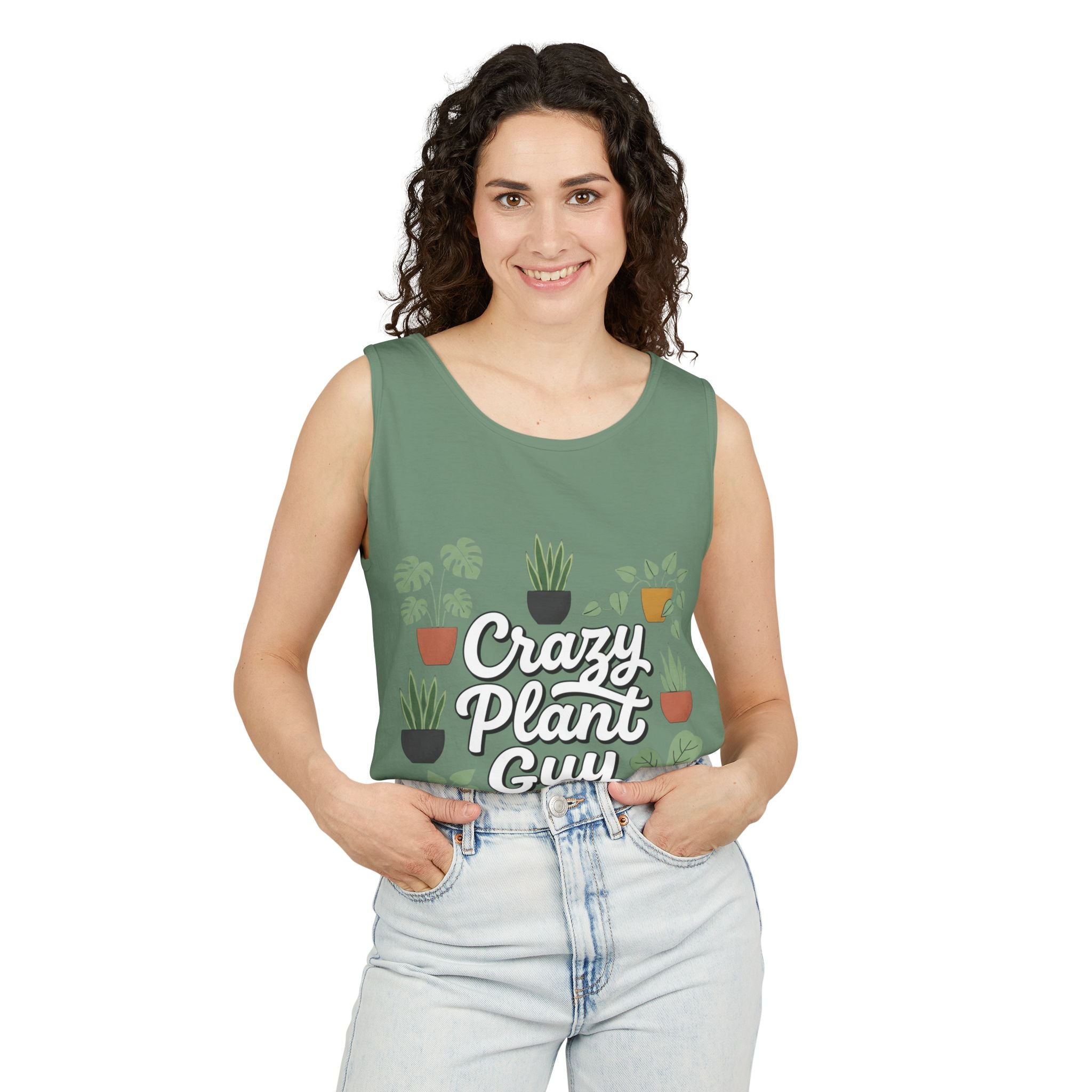 Crazy Plant Guy Tank
