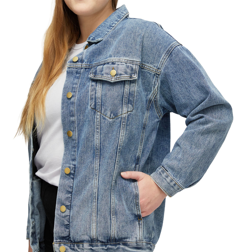 Denim Jacket — "Crazy Plant Lady"