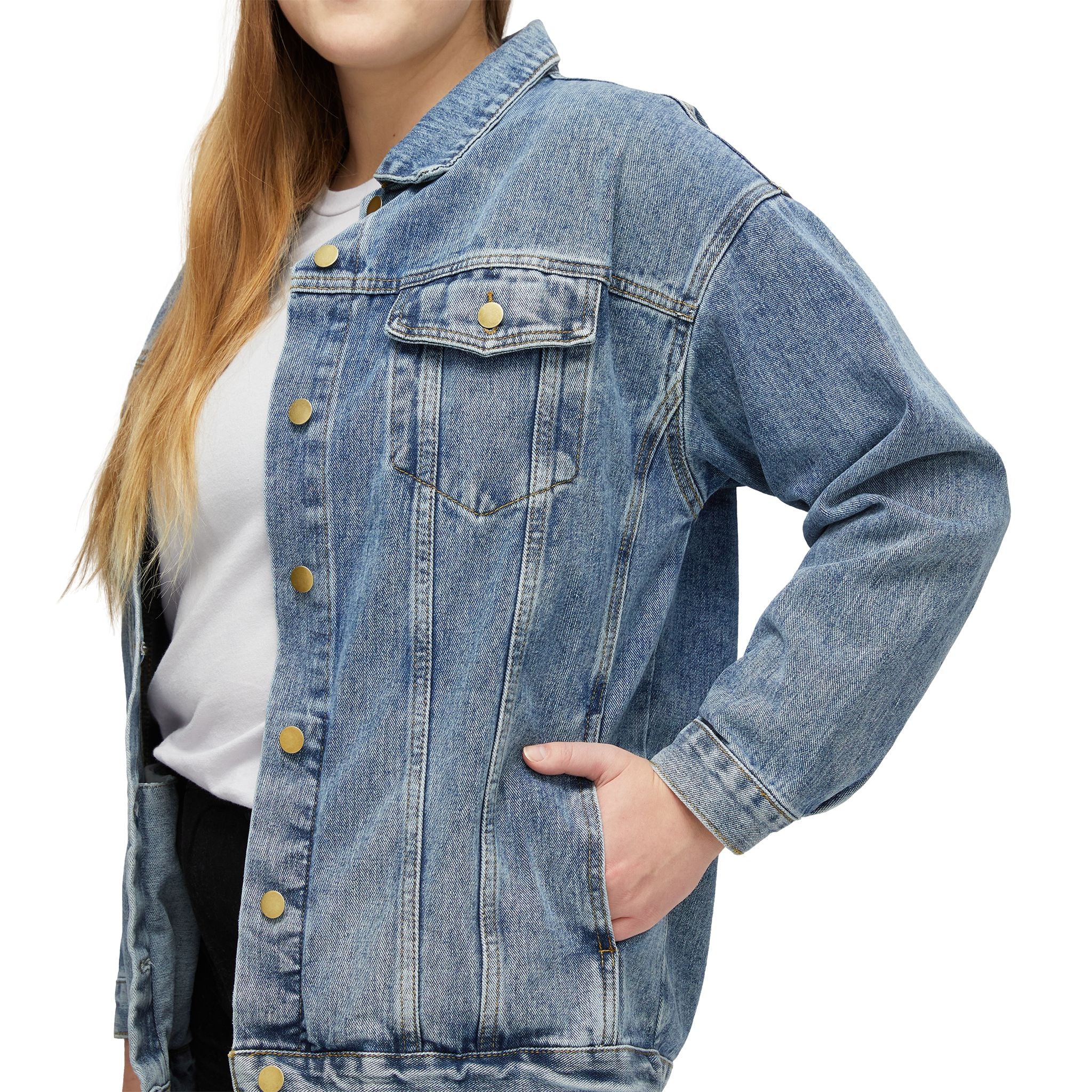 Denim Jacket — "Crazy Plant Lady"